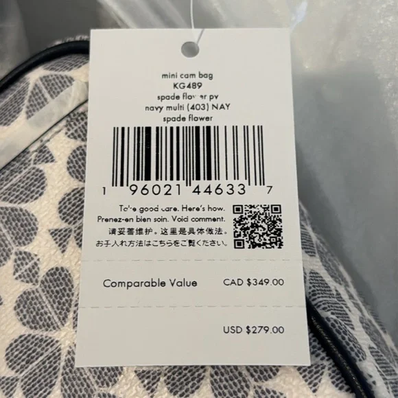 ♠️Kate spade Signature Spade Flower Mini Camera Bag. - Picture 6 of 12